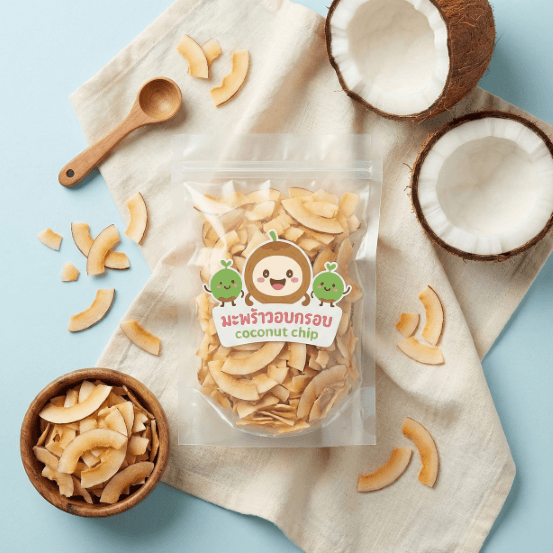 ผลงานพิมพ์สติ๊กเกอร์ติดสินค้า ตัวอย่างที่ 3